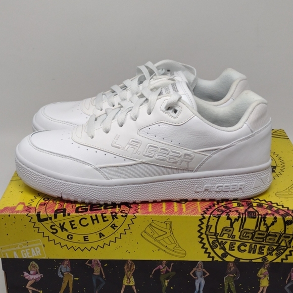 Skechers L.A. Gear Women's Hot Shots Low Sneakers - Picture 3 of 16